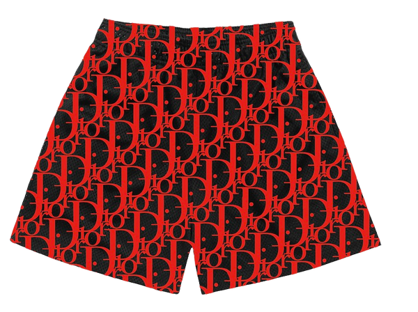 BLACK RED CD SHORTS