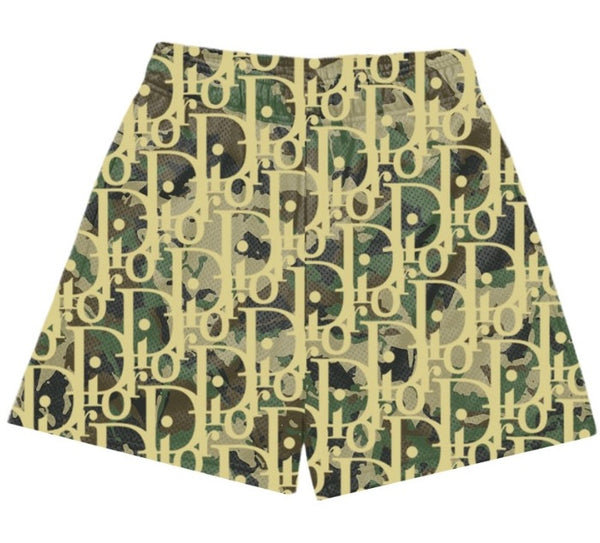 CAMO GREEN CD SHORTS